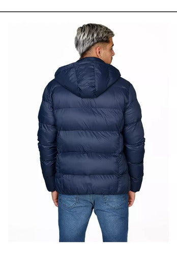 Rever Pass Puffer Jacket for Men - Light Blue 1