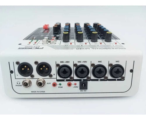 ROSS PA Mixer MX400 4 Channel XLR/TRS Bluetooth USB 1