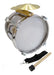 Children's 14-Inch Murga Drum with Cymbals, Mallet, and Adjustable Strap 0