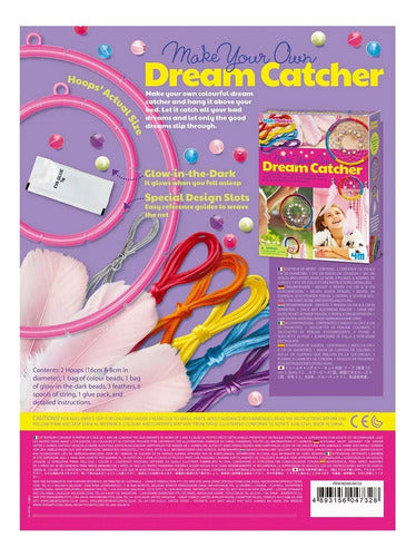 4M Kidz Maker Dream Catcher Kit That Glows in the Dark 3