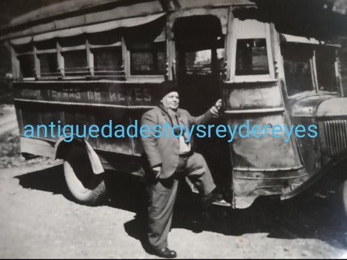 Fotografia Transporte Colectivo Antiguo Termas De Reyes 1960 0