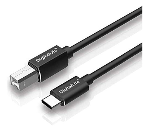 Convertidor De Interfaz Usb-c A Midi De Digitallife - Cable 0