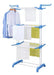 Folding Clothes Drying Rack with 3 Shelves Standing 40 Kg Capacity 4