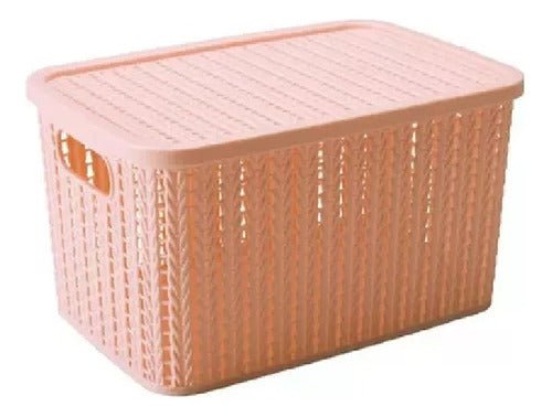 TOH Rectangular Storage Basket with Lid 3