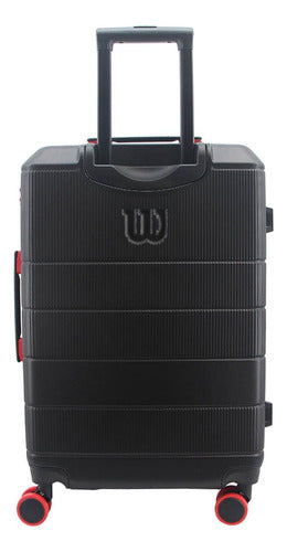 Large Black Hardshell Suitcase with 360 Wheels Premium Design 1