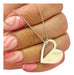 925 Silver Medium Cutout Heart Pendant Ideal Gift D 536-2 0