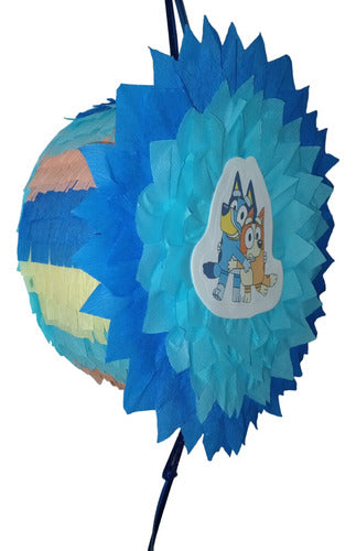 Round Bluey and Bingo Piñata 25cm Diameter 1