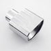 Stainless Steel Exhaust Tip 2.25" 58mm ID Resonated Straight Cut 5