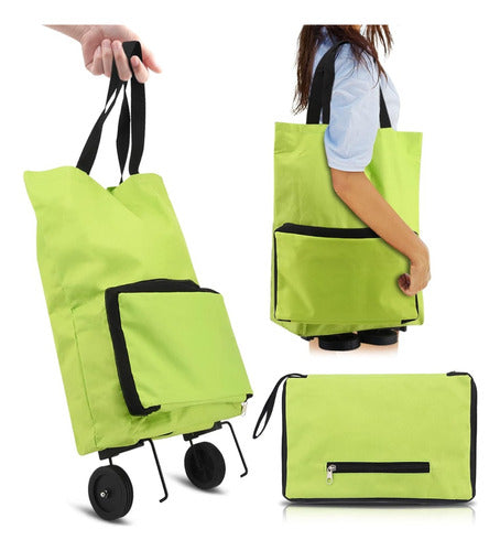 WIL Foldable Reinforced Shopping Cart Bag 1