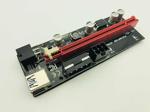 009S Riser Pcie 1x A 16x With Usb 3.0 Cable - Mining 1