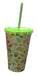 Generic Double Wall Cup with Straw - Unicorn Flamingo - 400 ml 1