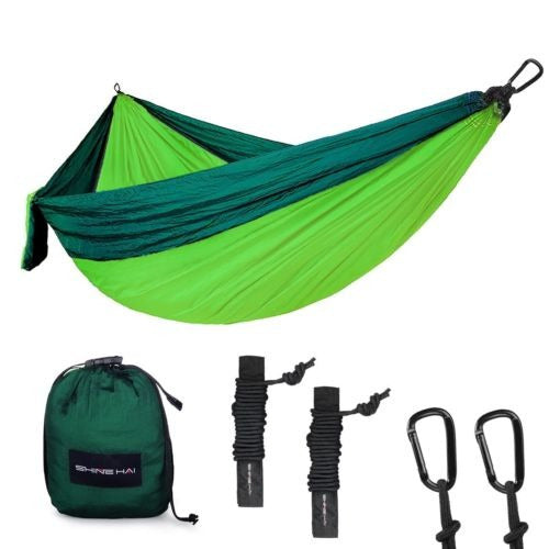 Brillo HAI Double Camping Hammock, Portable Lightweight Parachute Nylon 0