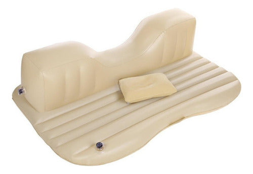 Colchón Inflable Del Asiento Del Sueño Auto De La Cama Del A 0