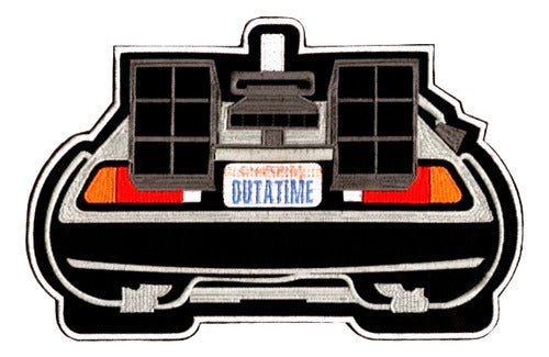 Parche Bordado Volver Al Futuro Delorean Grande Back Future 0