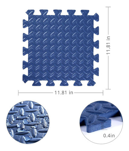 Alfombra De Juego Eva Para Bebé, 16 Piezas, Interconectables 7