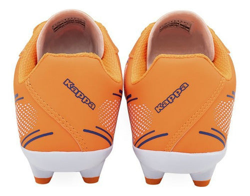 Kappa Tivoli FG Soccer Cleats Orange Blue Grey 5