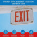 Ciata Red Light Up Hardwired And Battery Operated Exit Signs 2