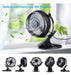 Keynice USB Clip Personal Desktop Fan 2