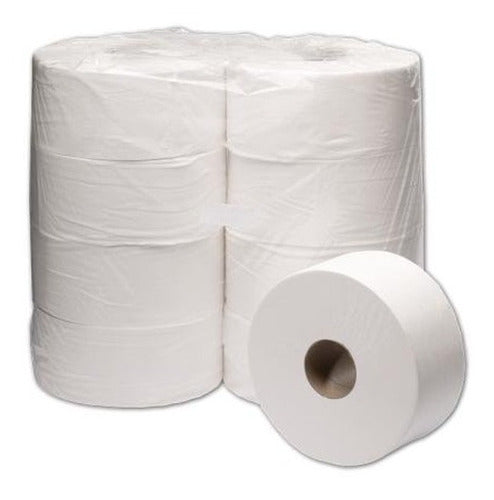 GASMART 8 Jumbo Eco Toilet Paper Rolls 500 Meters Each 0