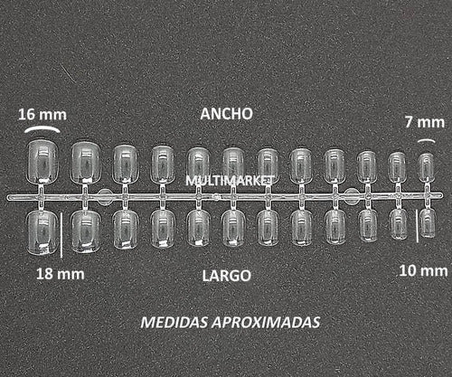 Generic Ultra Fine Tips for Feet - Press On Soft Gel 5