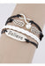 Burdah Believe Infinito Fashion Leather Cord Bracelet 2