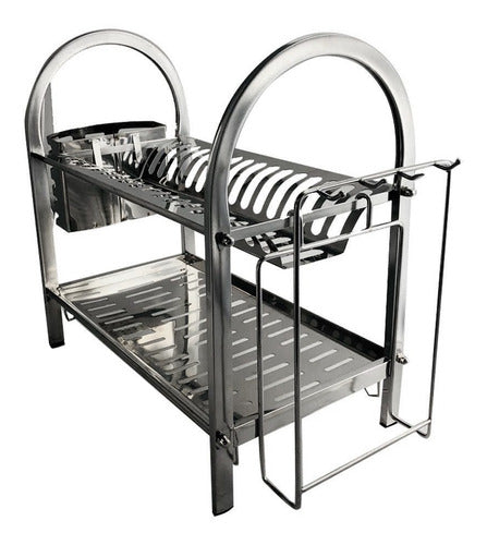 CR Dish Drainer Rack Stainless Steel Pettish Online 1