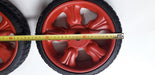 Set of 2 Lawn Mower Wheels 23 cm 4