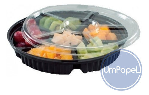 Umpapel Copetin Tray with 5 Divisions - Pack of 30 1