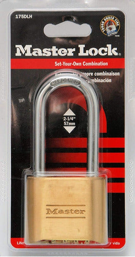 Candado Master Lock Con Comb Alfabetica, 2 1/4 Pulgadas 2