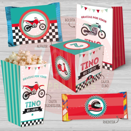 Printable Kit Motos - Imprimibles Zowi 5