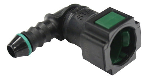 Conector Tubo Combust. 8 X 6 X 8 Curvo 0