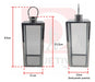 Vonne Set of 3 Lanterns Steel DEC002 Outlet Second Selection 6