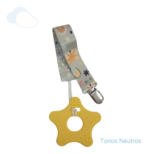 Tato Silicone Sensory Pacifier Holder Teether 8