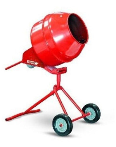 Equus Portable Vertical Concrete Mixer 140L with Motor Protector 2