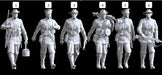 Australian Soldier WW1, Scale 1/16 (12cm), White 1