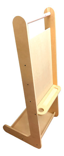 La Querciola Montessori Roll Holder Easel Blackboard 0