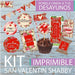 Kit Imprimible Desayuno Enamorados Valentin Shabby Tags Amor 1