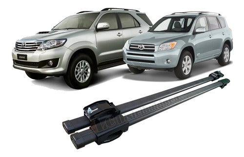 LC DISTRIBUIDORA Roof Bars for Hilux SW4 and RAV4 with Bars 0