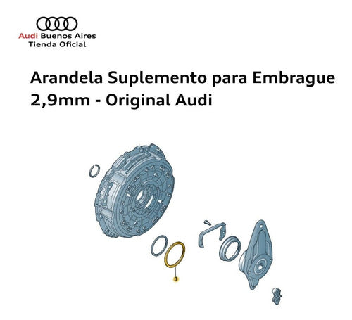 Arandela Suplemento Para Embrague 2,9 Mm Audi Q2 2018 Al 3