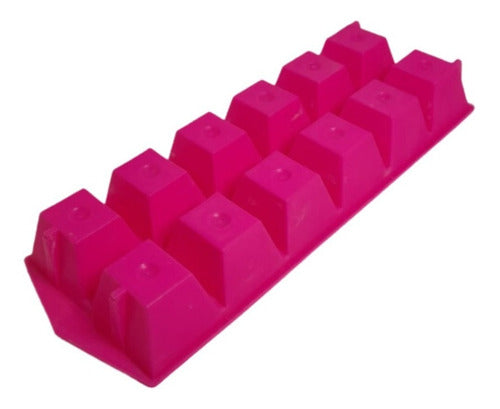 Generic Silicone Ice Cube Tray 12 Ice Cubes - Full7x24 1