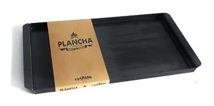 Asaparri Plancha Bifera 2 Hornallas Chapa Negra Hierro 1