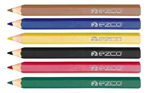 Ezco Mito Short Colored Pencils Set of 6 - Pack of 40 Boxes 1