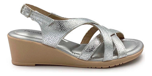 Piccadilly Women's Comfortable Chinese Heel Sandal 163022 Wide Fit 11