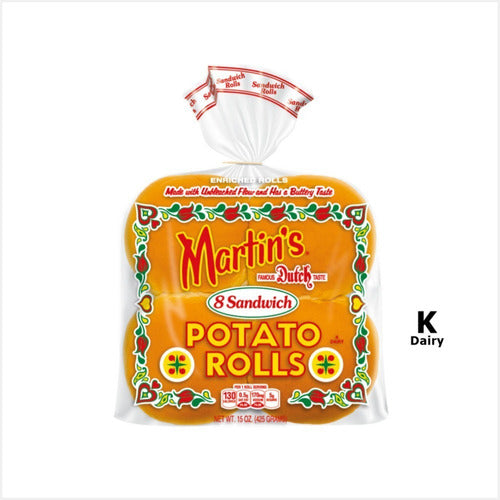 Martin's Potato Rolls X 8 Bread 0