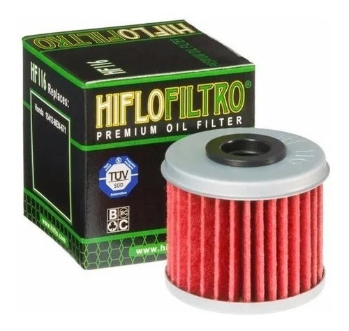 HIFLO Filtro De Aceite HF 116 Honda CRF 150 250 450 0