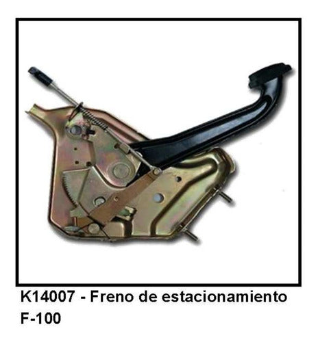 Parking Brake Pedal Handbrake for Ford F100 74-98 K14007 1