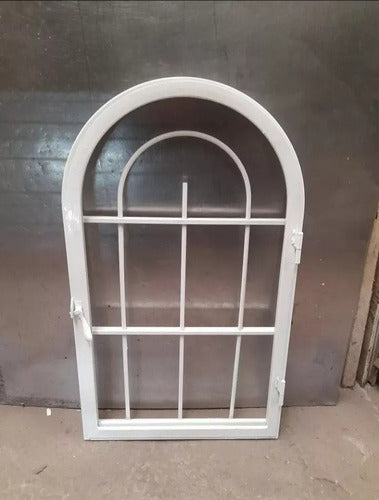 Metal Window with Welded Grille 18 Gauge 45x80 2