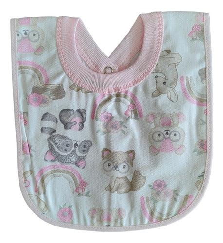 Waterproof Bibs with Cotton Pique Front 2