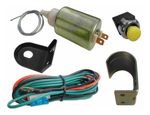 Destraba De Baul Eléctrico Universal Kit Completo Pulsador 0