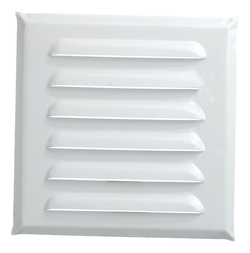 Reja Rejilla Ventilacion 21 Cm Esmaltada Blanca Pack X20 Vml 0